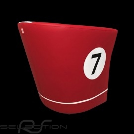 Tub chair Racing Inside n° 7 red / white / black 512FLM71