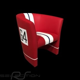 Cabriolet chair Racing Inside n° 64 red / white / black 512NARTLM79