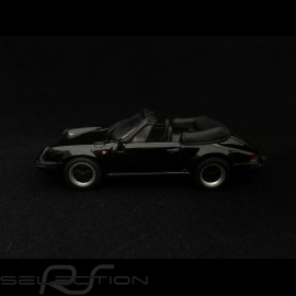 Porsche 911 3.0 SC type 930 Carrera Cabriolet 1983 black 1/43 Minichamps 430062034