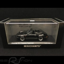 Porsche 911 3.0 SC type 930 Carrera Cabriolet 1983 schwarz 1/43 Minichamps 430062034