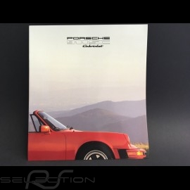 Porsche Brochure 911 SC Cabriolet in english