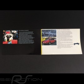 Porsche Broschüre 1969 Bereich in Englisch - Fact book