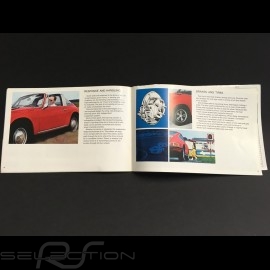 Porsche Brochure 1969 range in english - Fact book