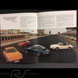 Porsche Brochure Porsche  Range 1972 in english
