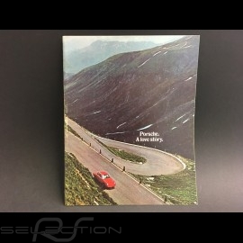 Porsche Broschüre Porsche Bereich 1970 in Englisch