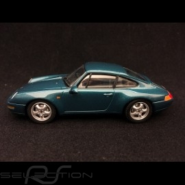 Porsche 911 type 993 1993 turquoise metallic 1/43 Minichamps 430063010