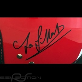 Helm Jo Siffert 1968 replica n° 5 / 100 rot weißen Streifen Schweizer Flagge mit Visier
