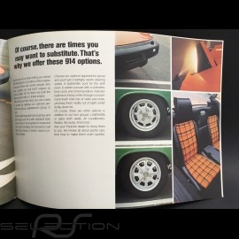Porsche Broschüre 914 1975 in Englisch
