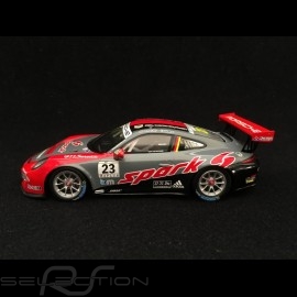 Porsche 911 GT3 Cup type 991 Winner Carrera Cup Japan Fuji 2017 n° 23 Hamprecht 1/43 Spark SJ052