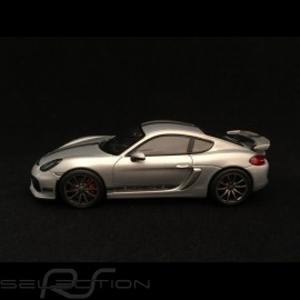 Porsche Cayman GT4 2015 silbergrau 1/43 Schuco 450759300