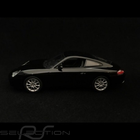Maxichamps 1:43 – Porsche 911 Carrera 2001 – Noir – Miniature Métal