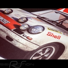 Porsche Poster 911 R Sieger Tour de France 1969 Limitierte Auflage