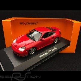 Porsche 911 Turbo type 996 1999 indian red 1/43 Minichamps 940069300