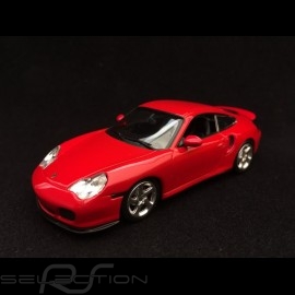 Porsche 911 Turbo type 996 1999 indian red 1/43 Minichamps 940069300