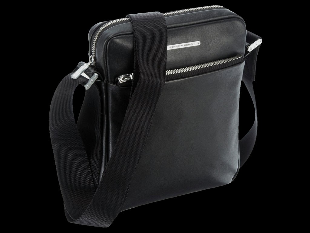 Porsche Tasche Umhängetasche schwarze Leder CL2 2.0 Business 