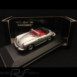 Porsche 356 C Cabriolet 1963 silbergrau 1/43 Minichamps 430062330