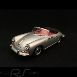 Porsche 356 C Cabriolet 1963 silbergrau 1/43 Minichamps 430062330