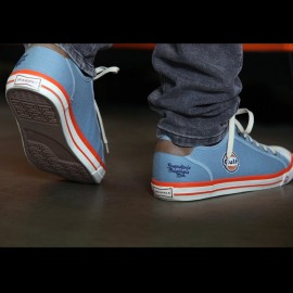 Gulf Sneaker / Basket Schuhe style Converse Gulfblau - Herren