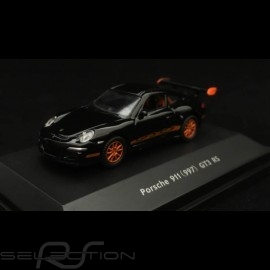 Porsche 911 GT3 RS type 997 black / orange 1/87 Welly MAP02390012