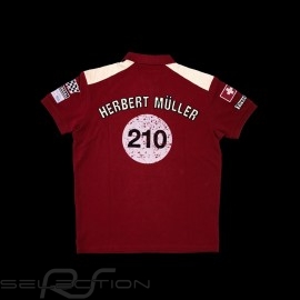 Polo Herbert Müller n° 210 Ollon Villars 1967 rot - Herren
