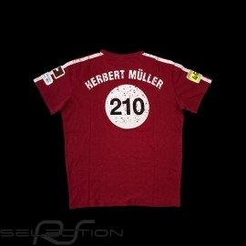 T-shirt Herbert Müller n° 210 Ollon Villars 1967 rot - Herren
