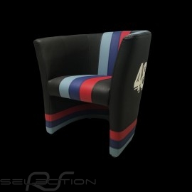 Tub chair Racing Inside n° 48 black / Motorsport stripes