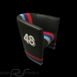 Tub chair Racing Inside n° 48 black / Motorsport stripes