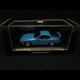 Porsche 968 CS 1993 Riviera blau 1/43 Minichamps 400062320