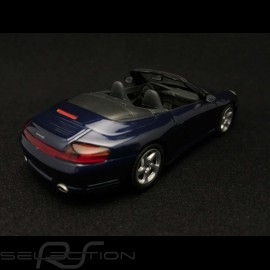 Porsche 911 type 996 Carrera 4S Cabriolet 2003 blue 1/43 Minichamps 400062832