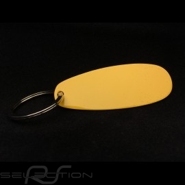 Porsche Schlüsselanhänger lackiert gelb / chrome Porsche Museum MAP06610212