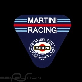 Sticker Porsche Martini Racing Club rounded triangle 9 X 9.8 cm