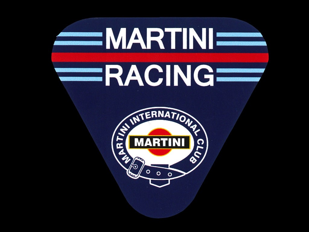Aufkleber Porsche Martini Racing Club Abgerundete Dreieck 9 X 9.8 cm -  Elfershop