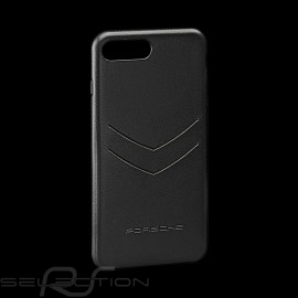 Porsche Hard case for I-phone 8 Plus leather material black Porsche WAP0300230K
