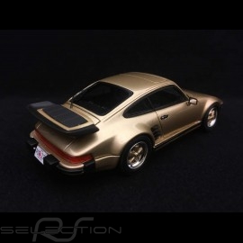 Porsche 911 Turbo 3.3 Flat nose 930 USA 1981 gold 1/43 Neo NEO43270