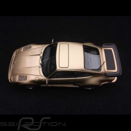 Porsche 911 Turbo 3.3 Flat nose 930 USA 1981 gold 1/43 Neo NEO43270