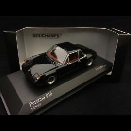 Porsche 916 1971 schwarz 1/43 Minichamps 400066060