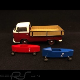 VW Combi T2a with soap boxes 1/43 Schuco 450333800
