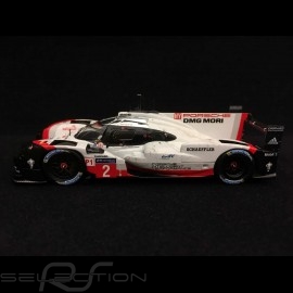 Porsche 919 Hybrid Sieger Le Mans 2017 n° 2 LMP1 finish line 1/43 Spark MAP0287317