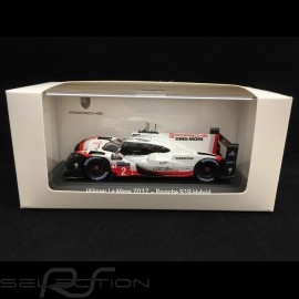 Porsche 919 Hybrid Winner Le Mans 2017 n° 2 LMP1 finish line  1/43 Spark MAP0287317