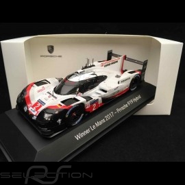 Porsche 919 Hybrid Winner Le Mans 2017 n° 2 LMP1 finish line  1/43 Spark MAP0287317