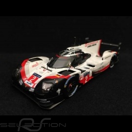 Porsche 919 Hybrid Sieger Le Mans 2017 n° 2 LMP1 finish line 1/43 Spark MAP0287317