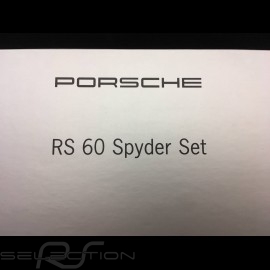 Set Porsche RS 60 Spyder 1/43 Minichamps WAP020SET22