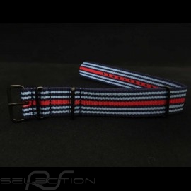 Uhrenarmband Nato Martini Racing Team blau / rot