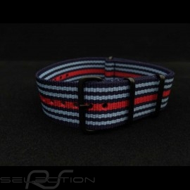 Uhrenarmband Nato Martini Racing Team blau / rot