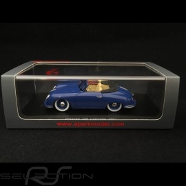 Porsche 356 Cabriolet 1951 Königsblau 1/43 Spark S4920