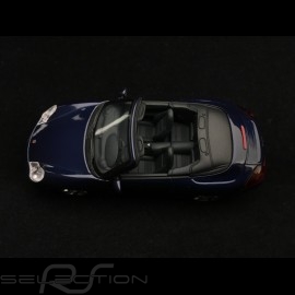 Porsche 911 type 996 Carrera 4S Cabriolet 2003 blue 1/43 Minichamps 400062832