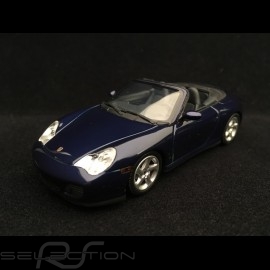 Porsche 911 type 996 Carrera 4S Cabriolet 2003 blue 1/43 Minichamps 400062832