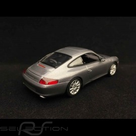 Porsche 911 typ 996 Carrera Mk II 2001 sealgrau metallic 1/43 Minichamps 400061020
