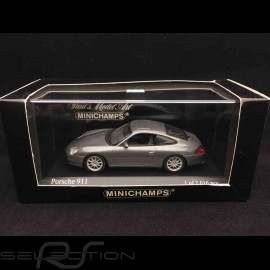 Porsche 911 typ 996 Carrera Mk II 2001 sealgrau metallic 1/43 Minichamps 400061020