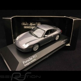 Porsche 911 typ 996 Carrera Mk II 2001 sealgrau metallic 1/43 Minichamps 400061020
